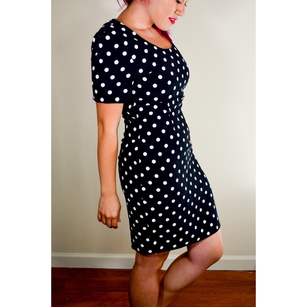 Authentic VINTAGE Polka Dot Dress - Picture 1 of 3